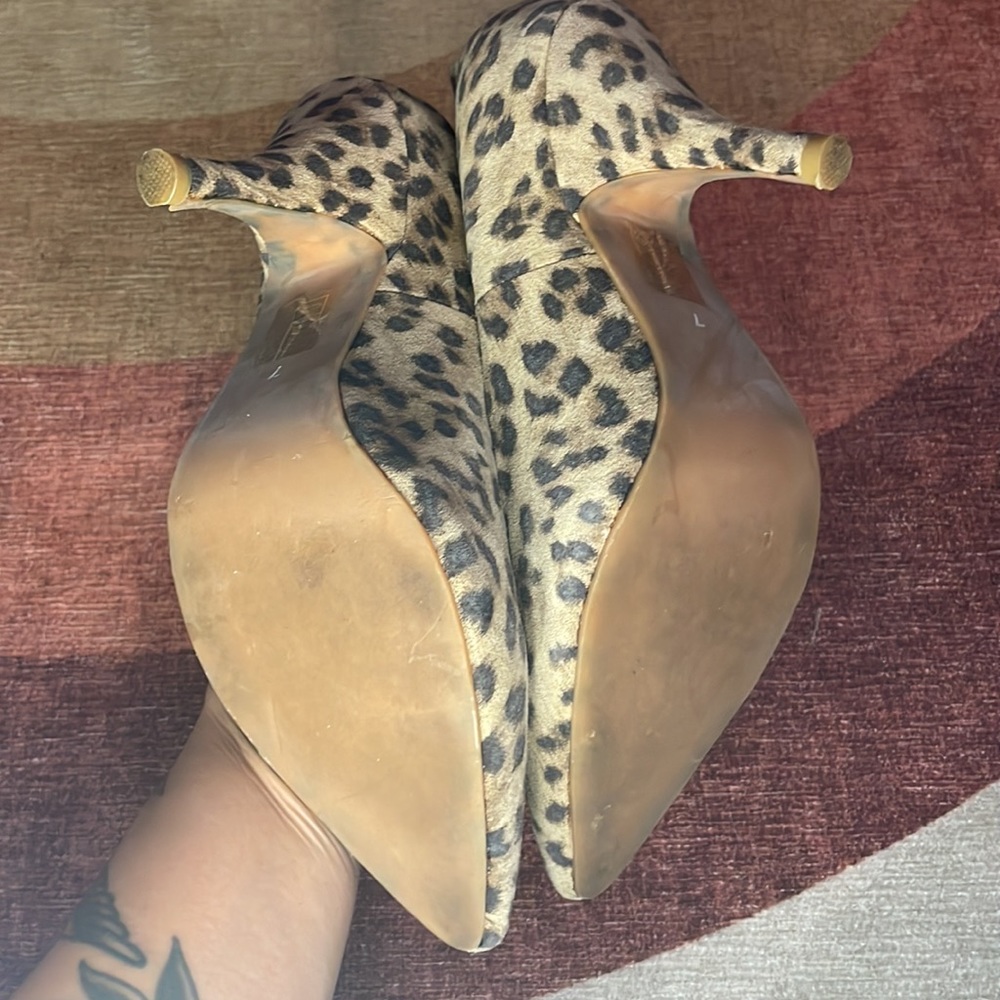 Jeffrey Campbell Leopard Print Heels. - image 4